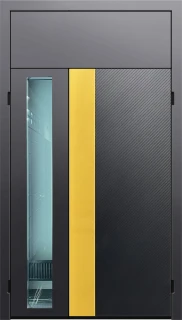 Эмаль с фрезеровкой Ral 9005 Combo 06 ОСФБВ